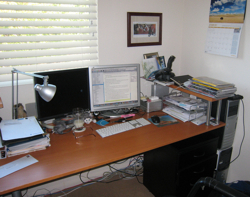 My writing space
